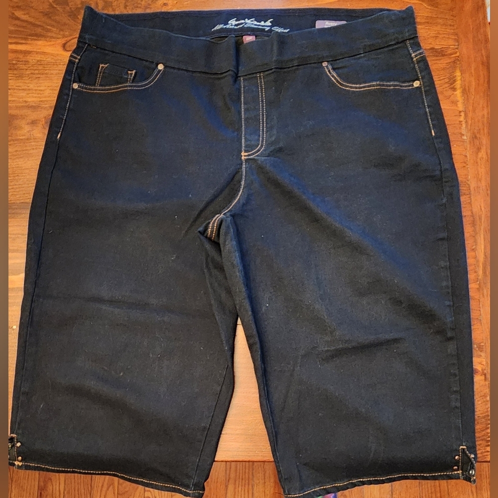Gloria Vanderbuilt Size 22  'All Around Slimming Effect' Cropped 'Amanda' Jeans